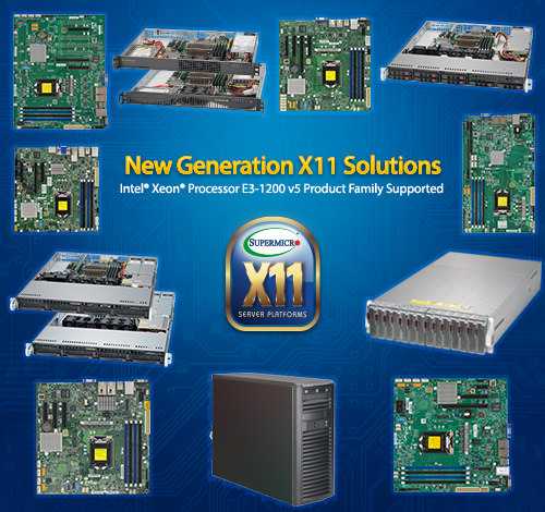 Supermicro X11 skylake solutions